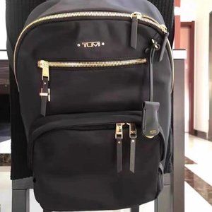 Tumi Voyageur Carson Black Nylon Backpack